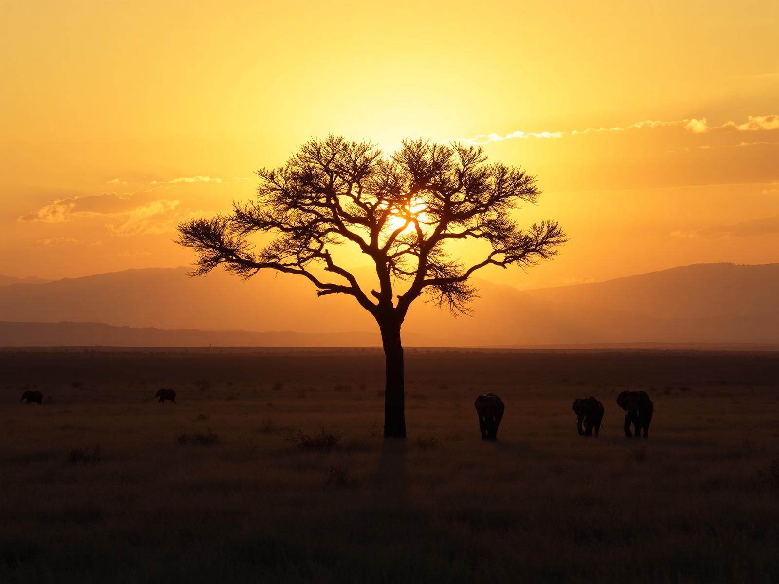 Paisagem representativa da África — roteiros da Mais Viagens Chapecó